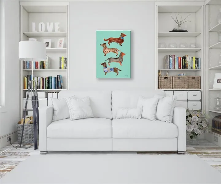 dachshunds-obraz-na-plotnie-30x40-cm-stan-nowy