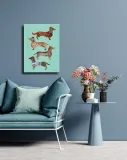 dachshunds-obraz-na-plotnie-30x40-cm-stan-nowy