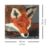 fox-obraz-na-plotnie-30x30-cm-stan-nowy