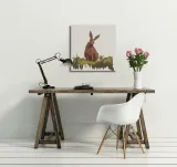 hare-obraz-na-plotnie-30x30-cm-stan-nowy