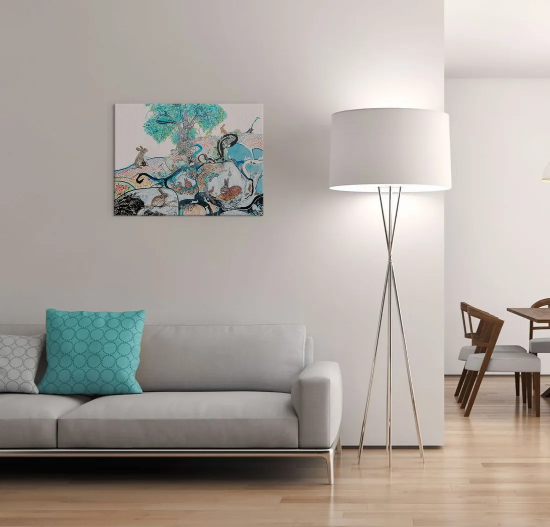 bunnies-and-burrows-obraz-na-plotnie-40x30-cm-stan-nowy