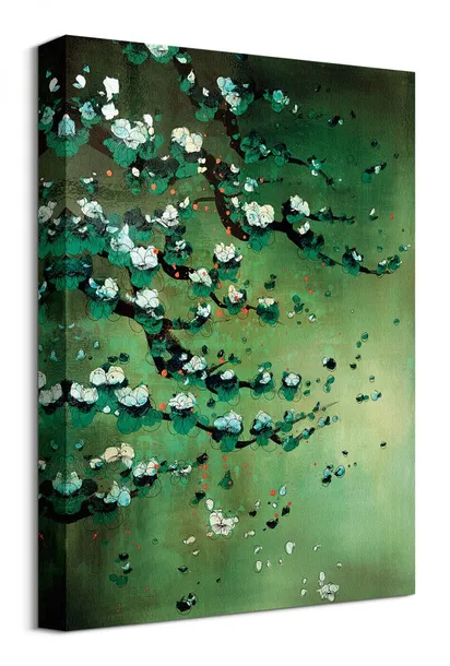 blossoms-on-jade-obraz-na-plotnie-30x40-cm