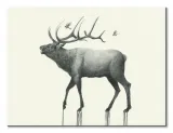 calling-elk-obraz-na-plotnie-40x30-cm-stan-nowy