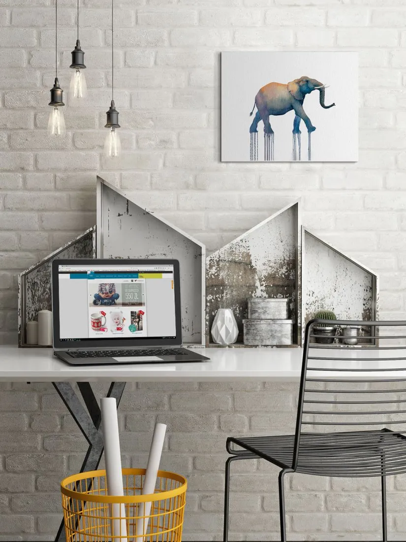 elephant-walk-obraz-na-plotnie-40x30-cm-stan-nowy