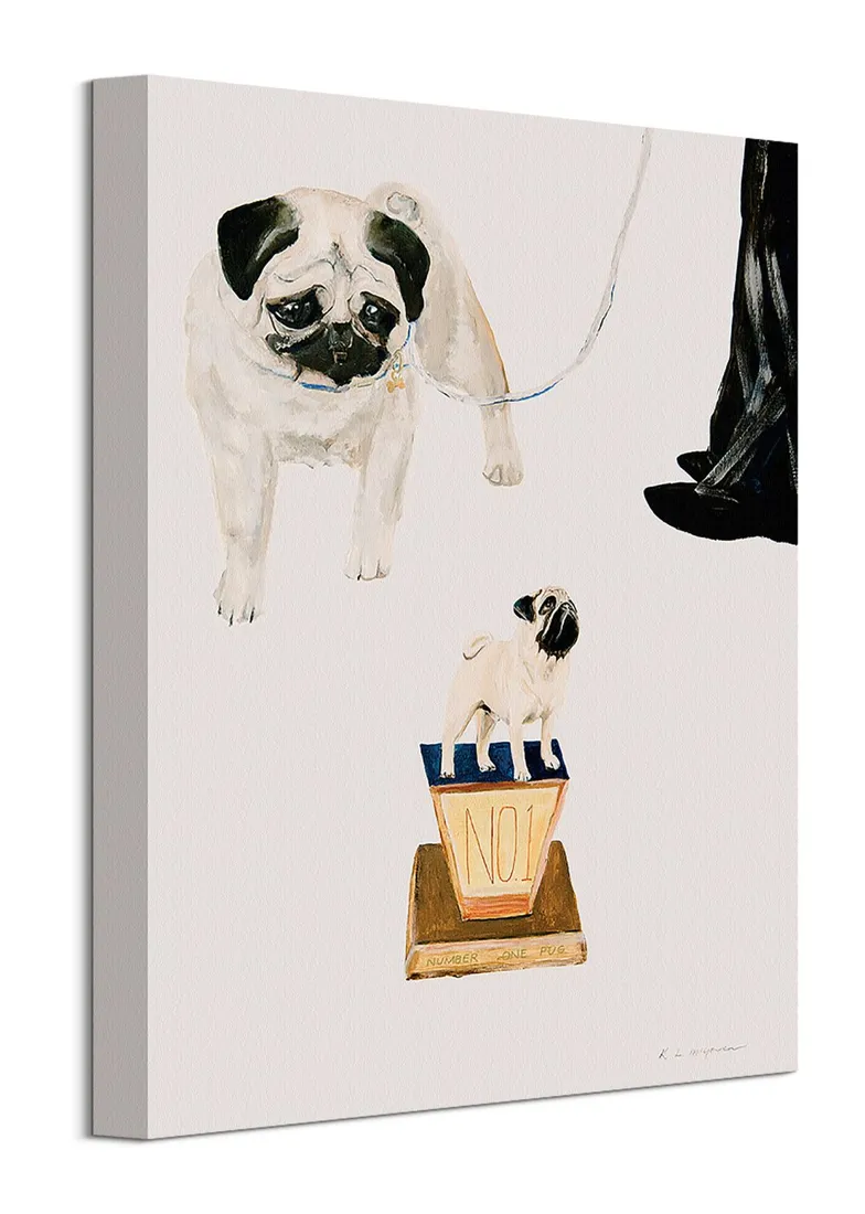 number-one-pug-obraz-na-plotnie-30x40-cm-stan-nowy