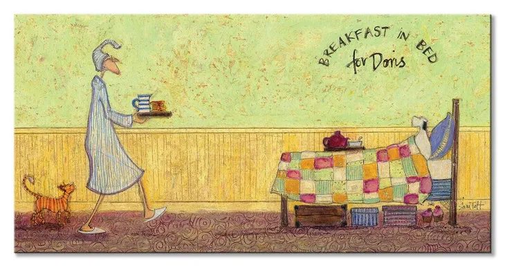 breakfast-in-bed-for-doris-obraz-na-plotnie-60x30-cm-stan-nowy
