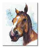 malowany-kon-obraz-na-plotnie-40x50-cm-stan-nowy