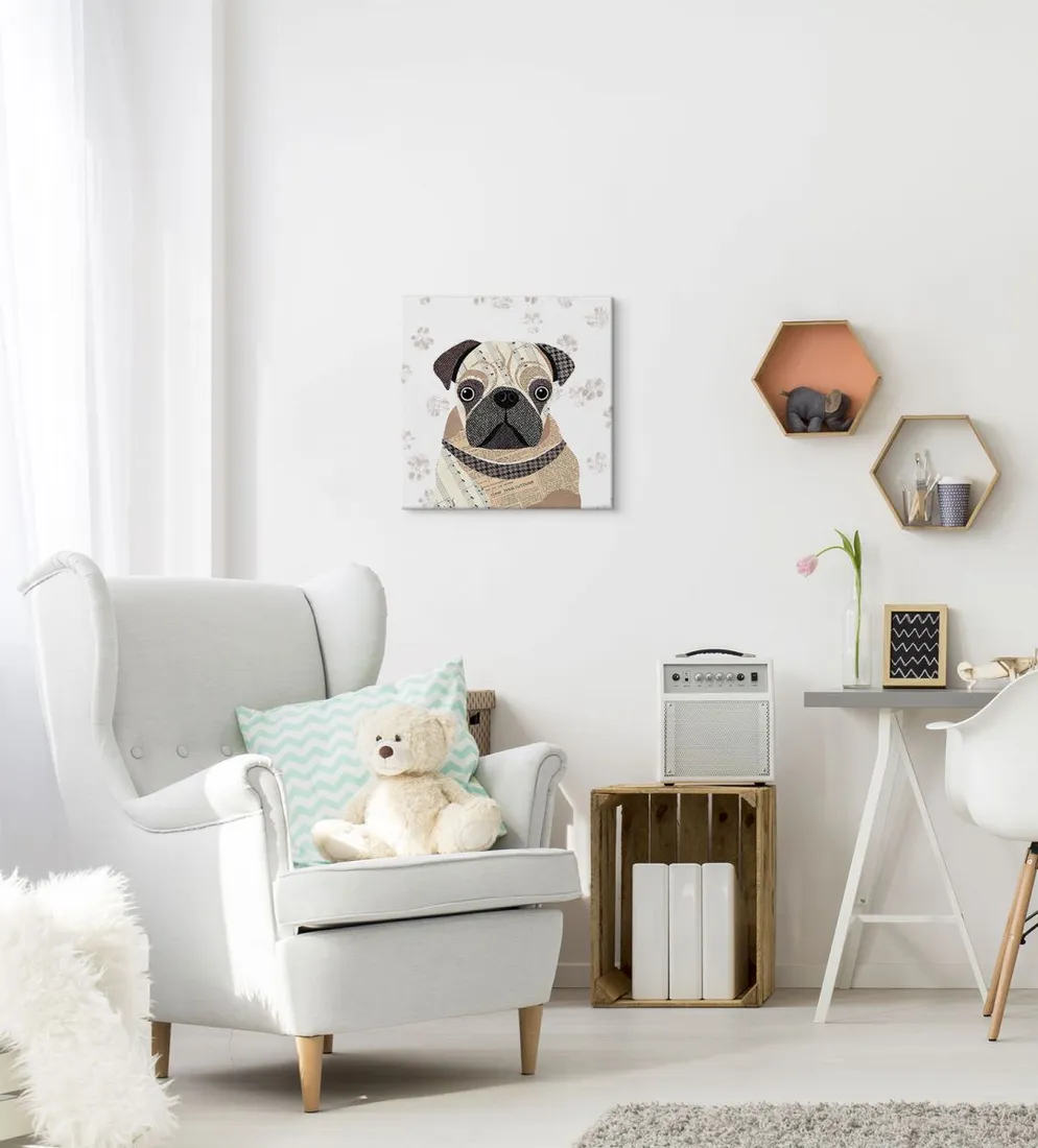 mops-obraz-na-plotnie-40x40-cm-stan-nowy