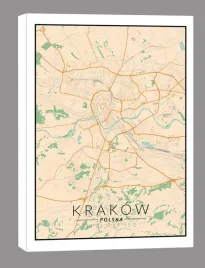 krakow-mapa-kolorowa-obraz-na-plotnie-40x60-cm