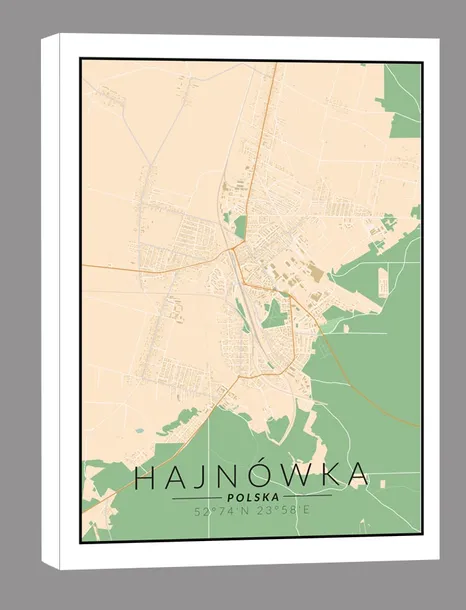 hajnowka-mapa-kolorowa-obraz-na-plotnie-30x40-cm