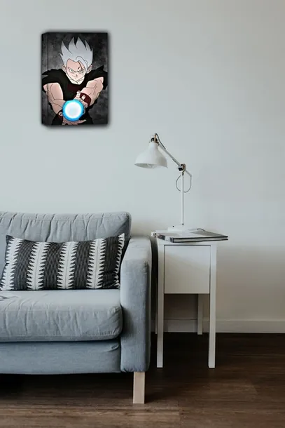dragon-ball-gohan-white-obraz-na-plotnie-20x30-cm-stan-nowy