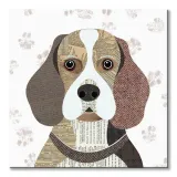 beagle-obraz-na-plotnie-40x40-cm-stan-nowy