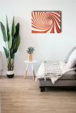 czerwony-tunel-obraz-na-plotnie-100x70-cm-stan-nowy