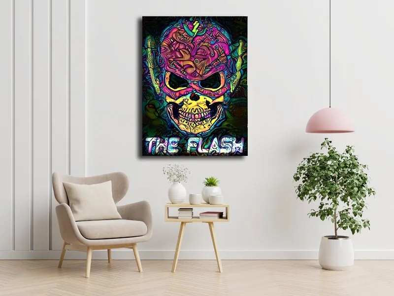 psychoskulls-the-flash-dc-comics-obraz-na-plotnie-60x80-cm