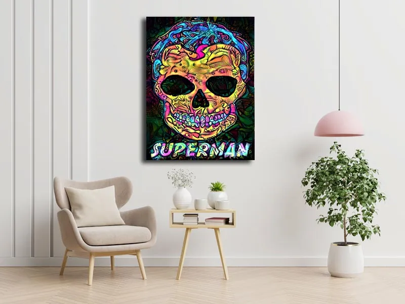 psychoskulls-superman-dc-comics-obraz-na-plotnie-30x40-cm