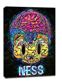 psychoskulls-ness-earthbound-obraz-na-plotnie-60x80-cm
