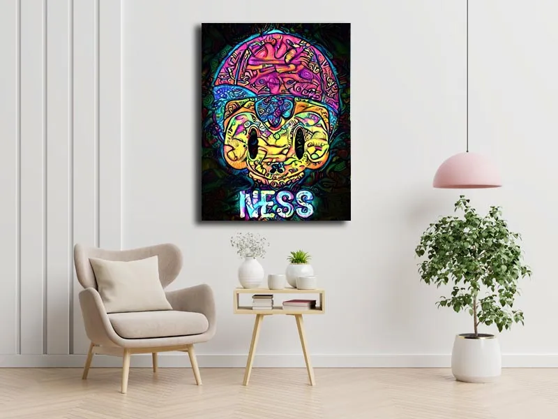 psychoskulls-ness-earthbound-obraz-na-plotnie-60x80-cm