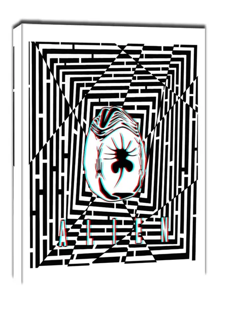 maze-gaze-alien-obraz-na-plotnie-20x30-cm