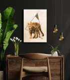 puma-obraz-na-plotnie-30x40-cm-stan-nowy