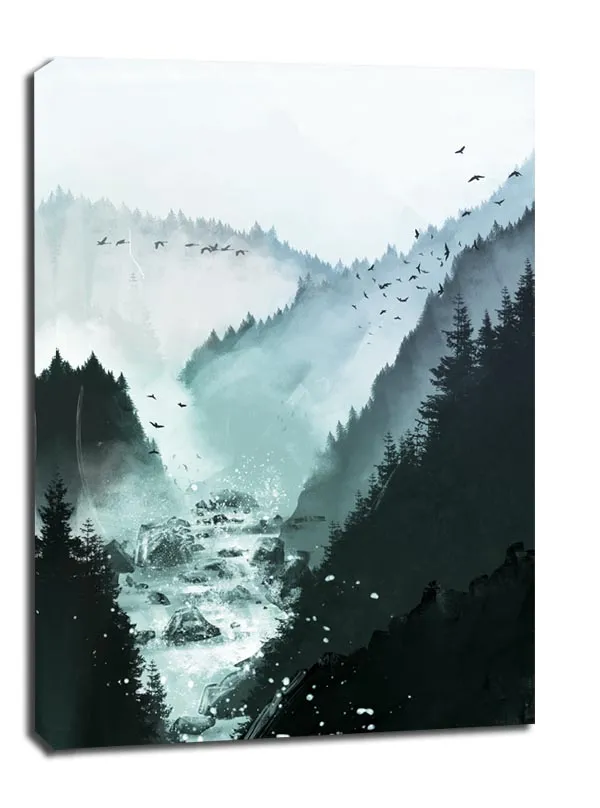 rzeka-w-gorach-obraz-na-plotnie-70x100-cm
