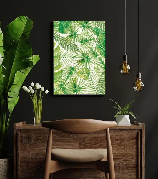 liscie-akwarele-obraz-na-plotnie-40x50-cm-stan-nowy