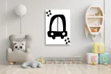czarne-auto-obraz-na-plotnie-40x60-cm-stan-nowy