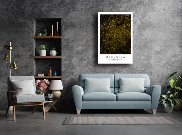 bruksela-zlota-mapa-obraz-na-plotnie-60x80-cm