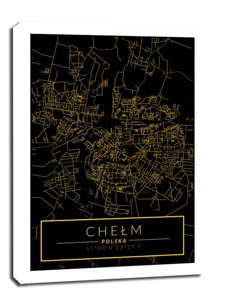 chelm-mapa-zlota-obraz-na-plotnie-30x40-cm