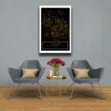 chelm-mapa-zlota-obraz-na-plotnie-30x40-cm-stan-nowy