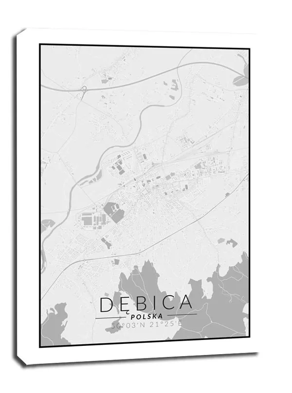 debica-mapa-czarno-biala-obraz-na-plotnie-40x60-cm