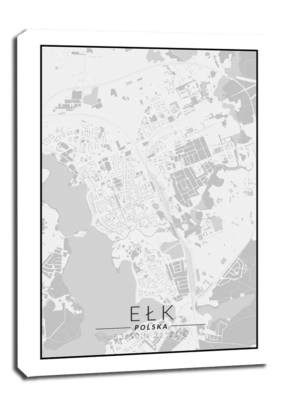 elk-mapa-czarno-biala-obraz-na-plotnie-40x50-cm