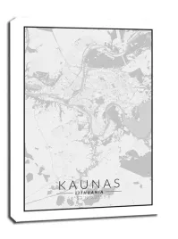 kaunas-mapa-czarno-biala-obraz-na-plotnie-60x80-cm