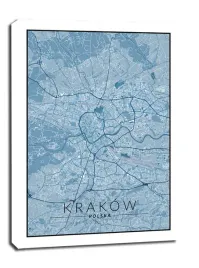 krakow-mapa-niebieska-obraz-na-plotnie-30x40-cm