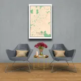 radom-mapa-kolorowa-obraz-na-plotnie-60x80-cm-stan-nowy