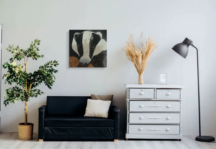 badger-obraz-na-plotnie-60x60-cm-stan-nowy