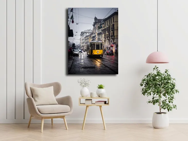 mediolan-tramwaj-obraz-na-plotnie-90x120-cm-stan-nowy