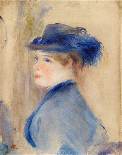 Bust of a Woman, Pierre-Auguste Renoir - plakat 40x60 cm
