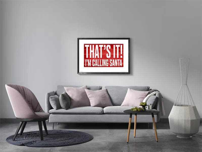 calling-santa-plakat-premium-40x30-cm
