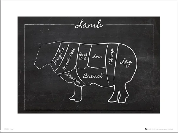 lamb-chalk-plakat-premium-40x30-cm