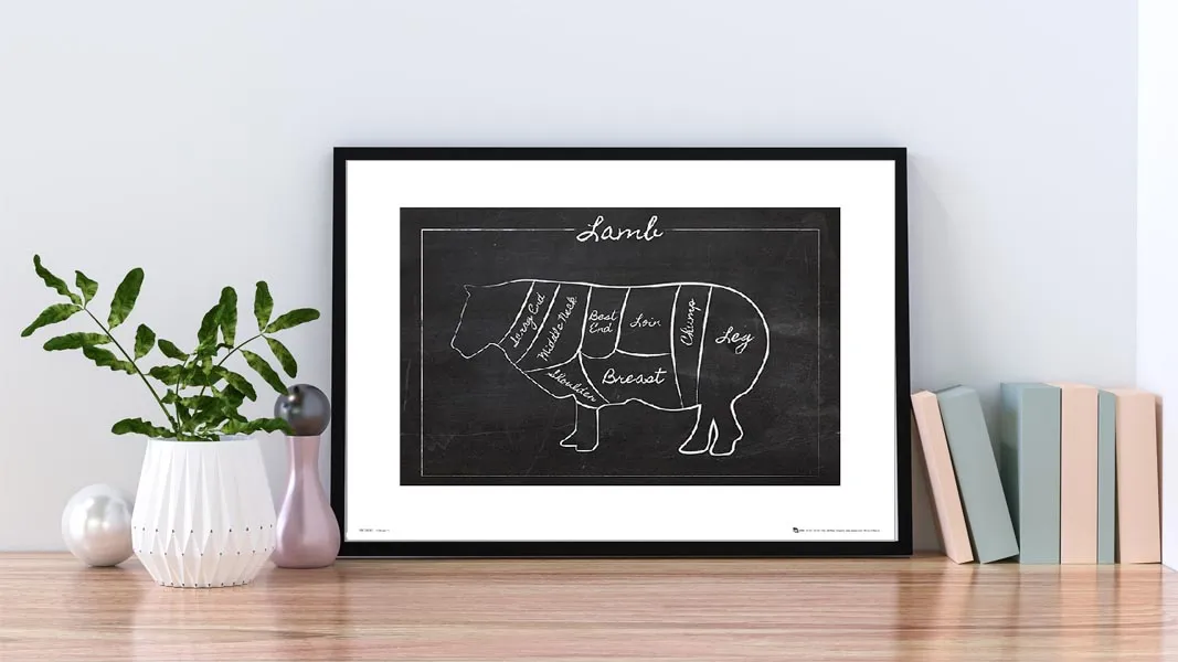 lamb-chalk-plakat-premium-40x30-cm