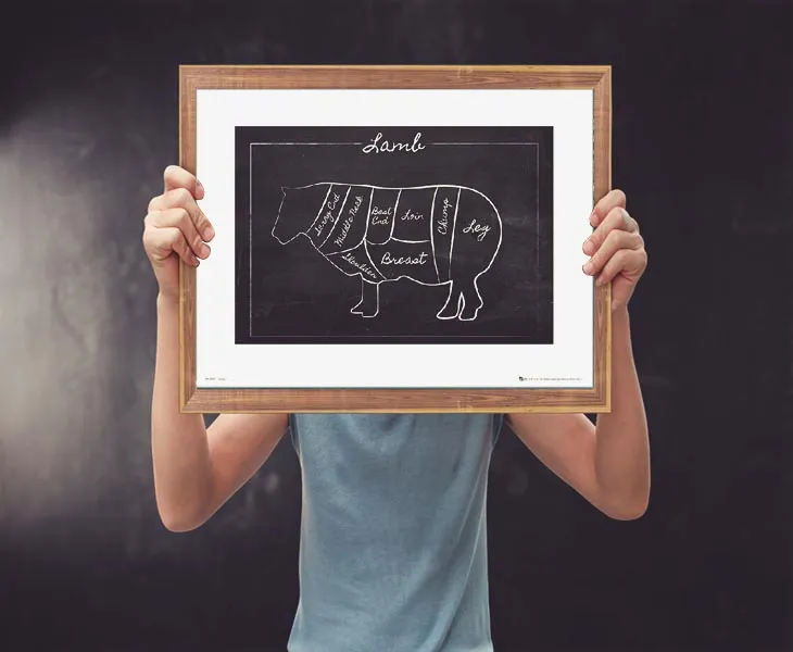 lamb-chalk-plakat-premium-40x30-cm-stan-nowy