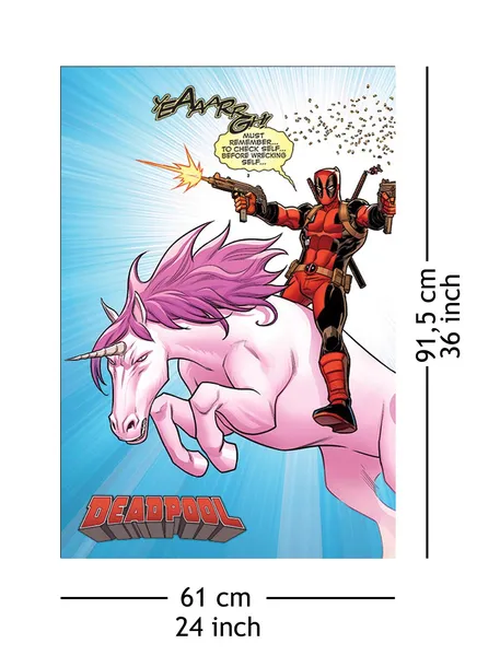 deadpool-jednorozec-plakat-61x915-cm-stan-nowy