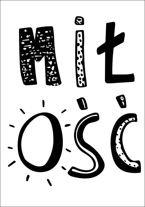 milosc-plakat-20x30-cm-stan-nowy
