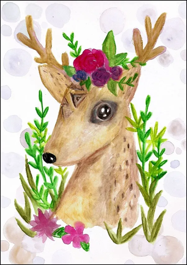 jelonek-akwarela-plakat-60x80-cm