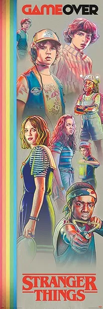stranger-things-game-over-plakat-53x158-cm