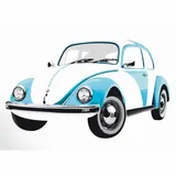vw-naklejka-scienna-beetle-blue