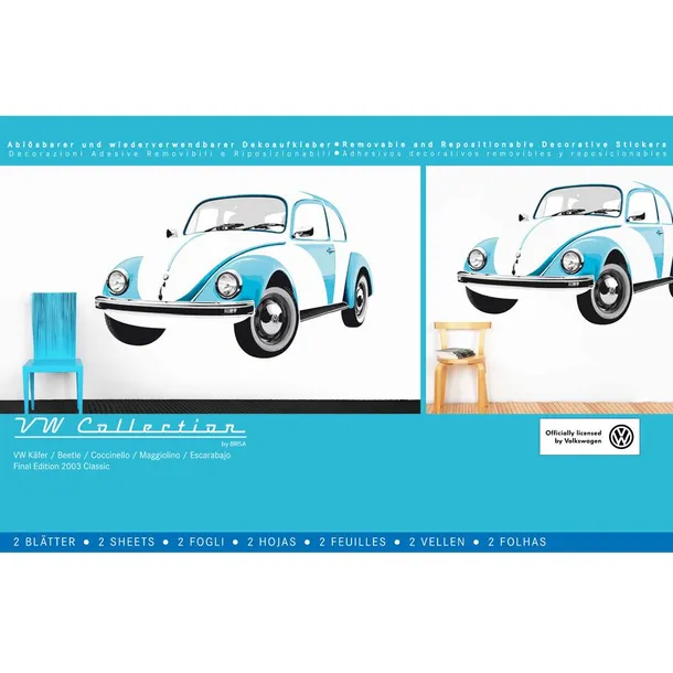 vw-naklejka-scienna-beetle-blue-kod-produktu-0600514908238