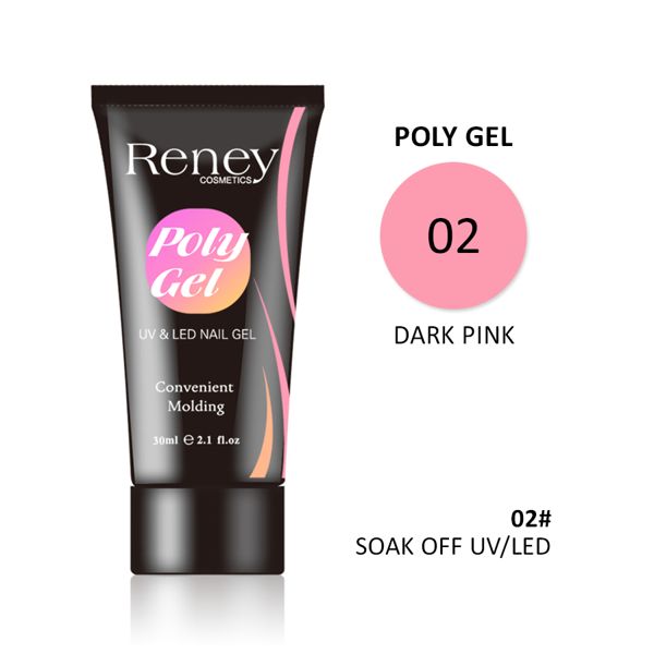 Reney Polygel Acrylgel Dark Pink 02 30ml