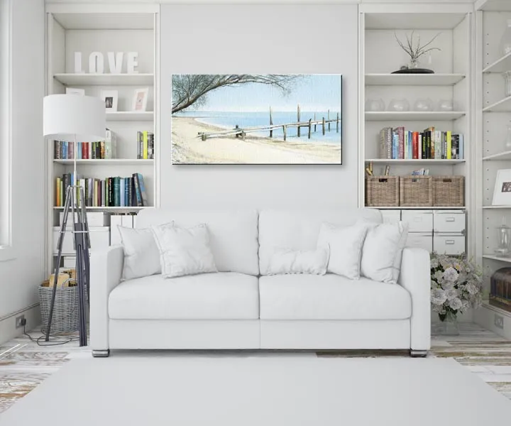 beach-tree-with-jetty-obraz-na-plotnie-100x50-cm-stan-nowy