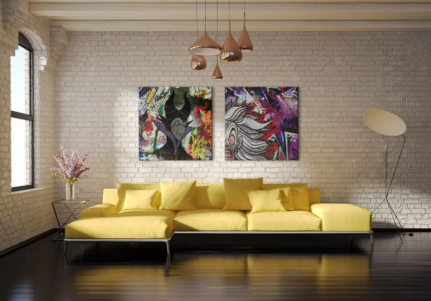 maleficent-graffiti-obraz-na-plotnie-85x85-cm-stan-nowy